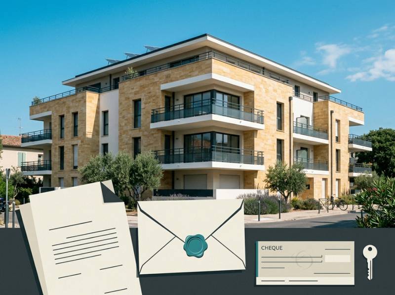 Immeuble résidentiel neuf en Provence avec documents de donation notariale pour financer un achat immobilier